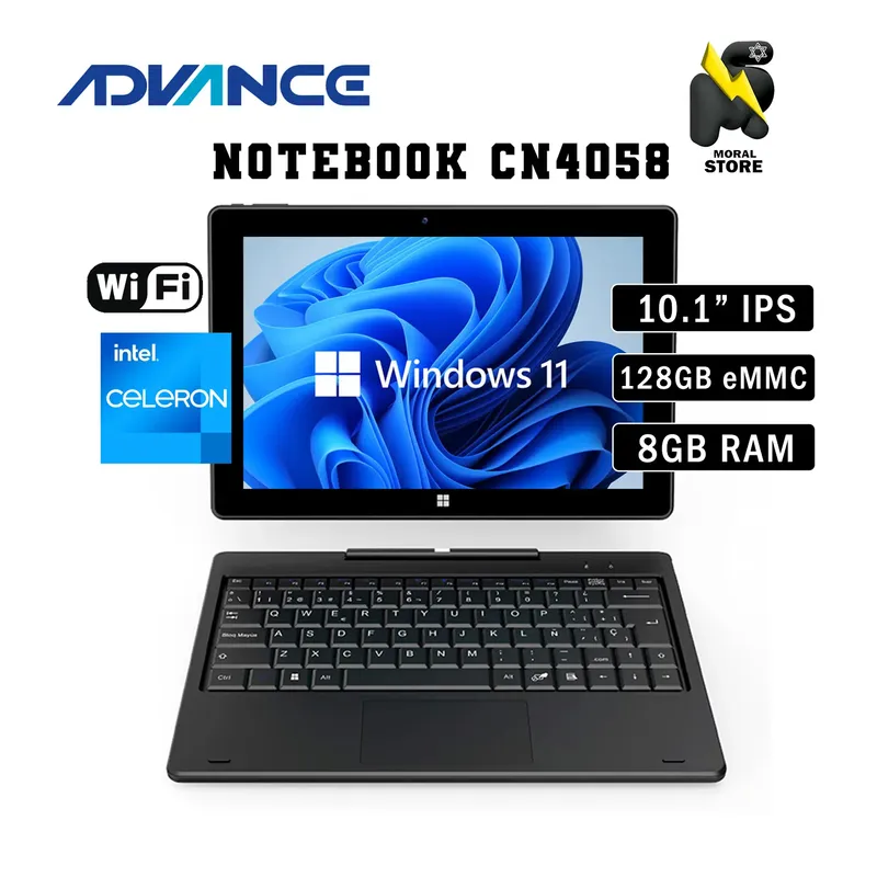 Laptop Advance CN4058 2 en 1 Celeron N4020 RAM 8GB